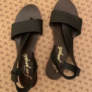 Black Free People Sandals